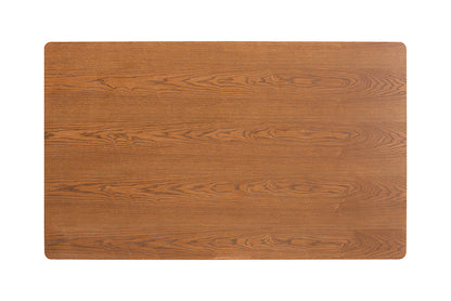 Baxton Studio - Reginald Dining Bench - Reginald-Light Beige/Walnut-3PC Dining Nook Set view 6