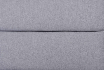Baxton Studio - Regis Full Size Bed - MG0067-Light Grey/Walnut-Full view 7