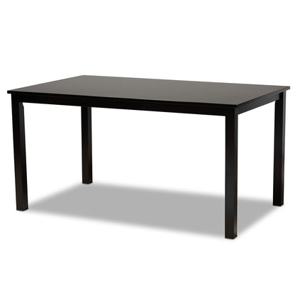 Baxton Studio - Renaud Dining Set in Grey/dark brown - RH332C-Grey/Dark Brown-7PC Dining Set view 3