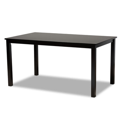 Baxton Studio - Reneau Dining Set in Grey/Espresso - RH316C-Grey/Dark Brown-7PC Dining Set view 3