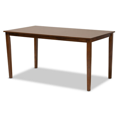 Baxton Studio - Reneau Dining Set in Grey/Walnut - RH316C-Grey/Walnut-6PC Dining Set view 4
