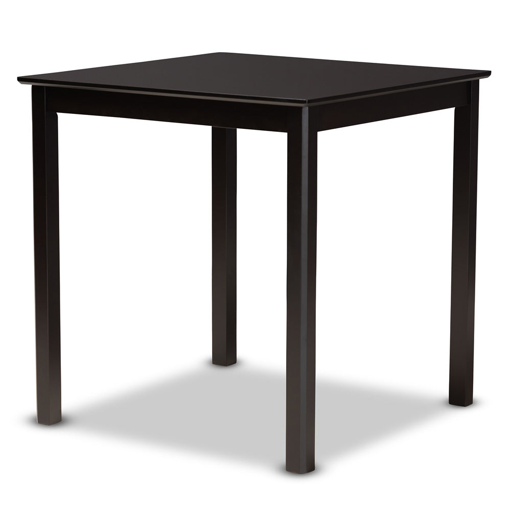 Baxton Studio - Reneau Pub Set in Gray/Espresso - RH316P-Grey/Dark Brown-5PC Pub Set view 3