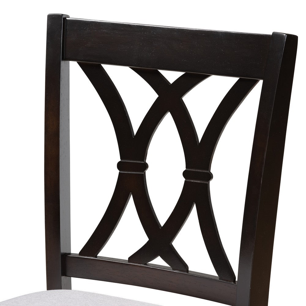 Baxton Studio - Reneau Set of 2 Counter Stools in Gray/Espresso - RH316P-Grey/Dark Brown-PC view 4