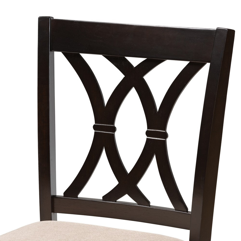 Baxton Studio - Reneau Set of 2 Counter Stools in Sand Brown/Espresso - RH316P-Sand/Dark Brown-PC view 4
