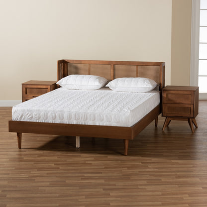 Baxton Studio - Rina Full Bedroom Set in Ash Walnut - MG97151-Ash Walnut-Full-3PC Set view 11
