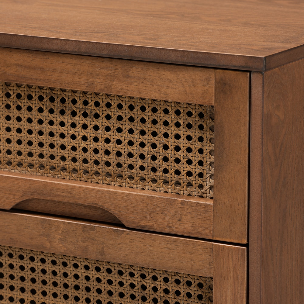 Baxton Studio - Rina King Bedroom Set in Ash Walnut - MG97151-Ash Walnut-King-3PC Set view 5