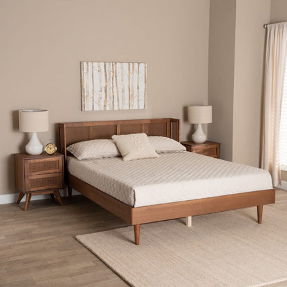 Baxton Studio - Rina Queen Bedroom Set in Ash Walnut - MG97151-Ash Walnut-Queen-3PC Set view 11
