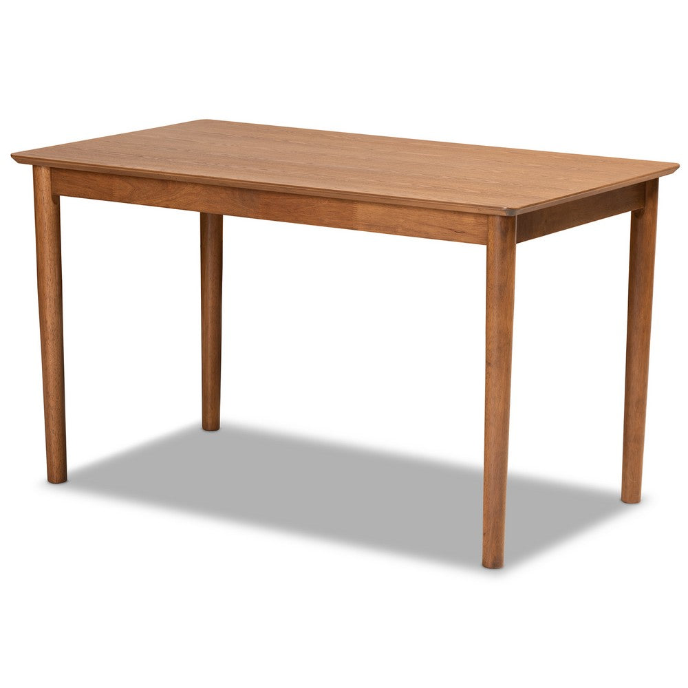 Baxton Studio - Riordan Dining Set in Grey/Walnut Brown  - BBT8051.13-Grey/Walnut-3PC Dining Nook Set view 4