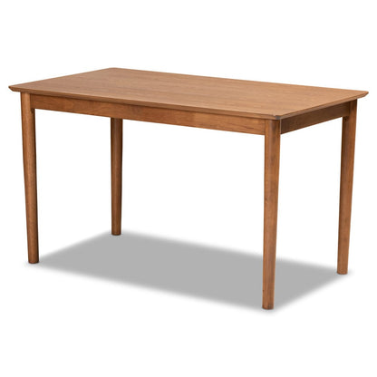 Baxton Studio - Riordan Dining Set in Grey/Walnut Brown  - BBT8051.13-Grey/Walnut-4PC Dining Nook Set view 5