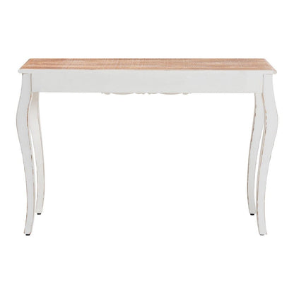 Baxton Studio - Riquin Console Table in Natural Brown/White - JY25B006-White/Natural-Wooden-Console Table view 4