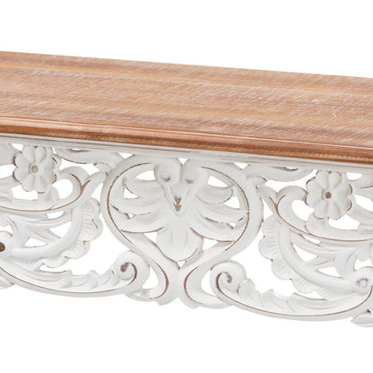 Baxton Studio - Riquin Console Table in Natural Brown/White - JY25B006-White/Natural-Wooden-Console Table view 5