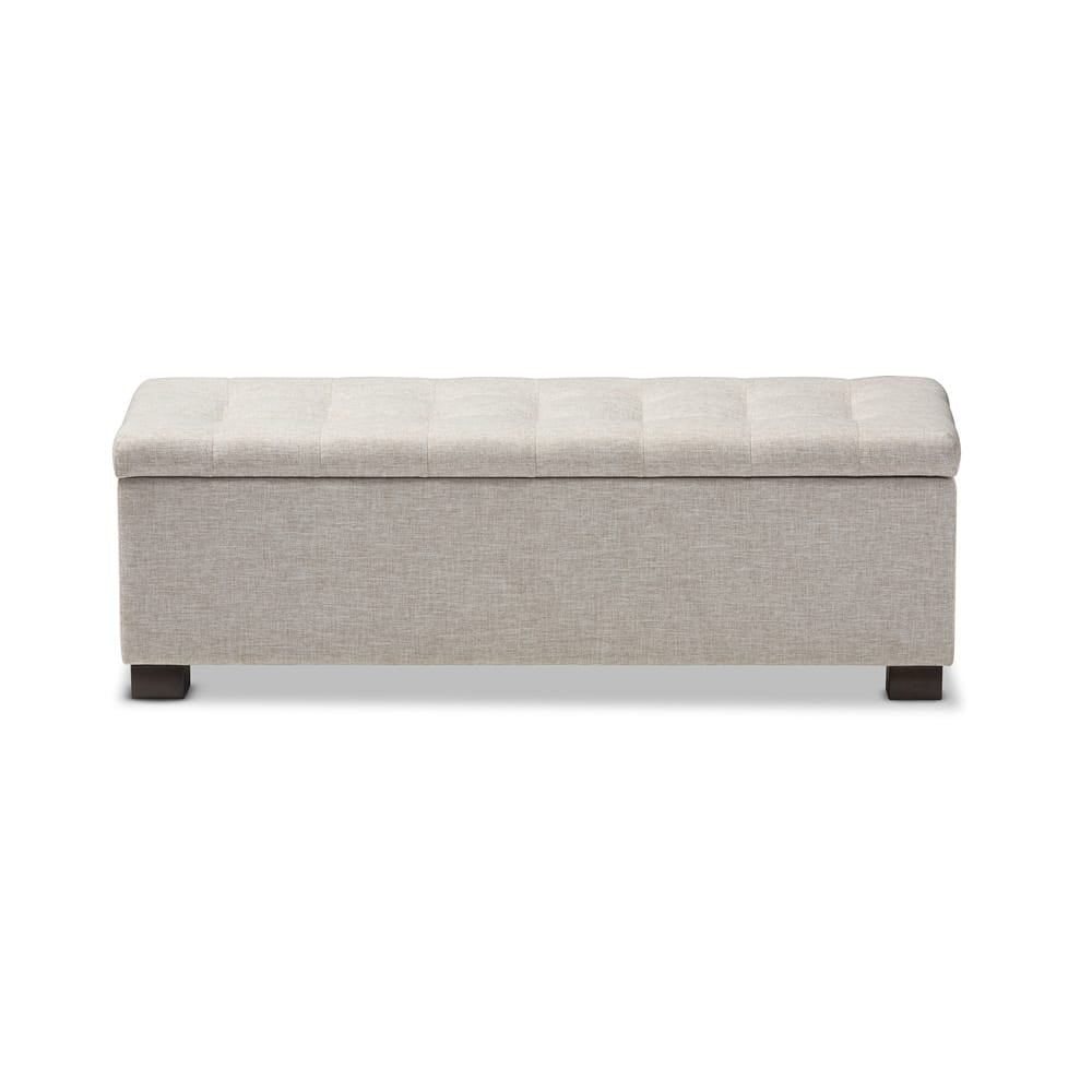 Baxton Studio - RoaNoke Storage Bench in Beige - BBT3101-OTTO-Beige-H1217-3 view 1