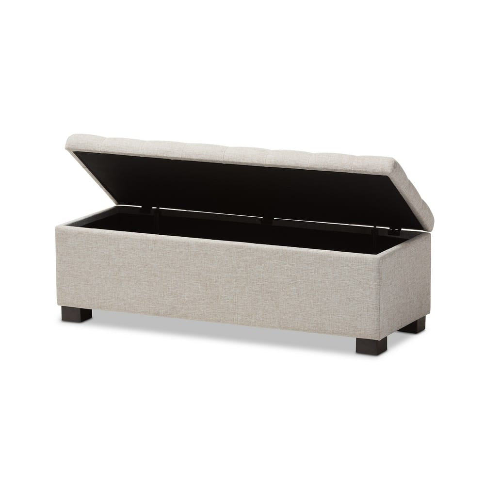 Baxton Studio - RoaNoke Storage Bench in Beige - BBT3101-OTTO-Beige-H1217-3 view 4