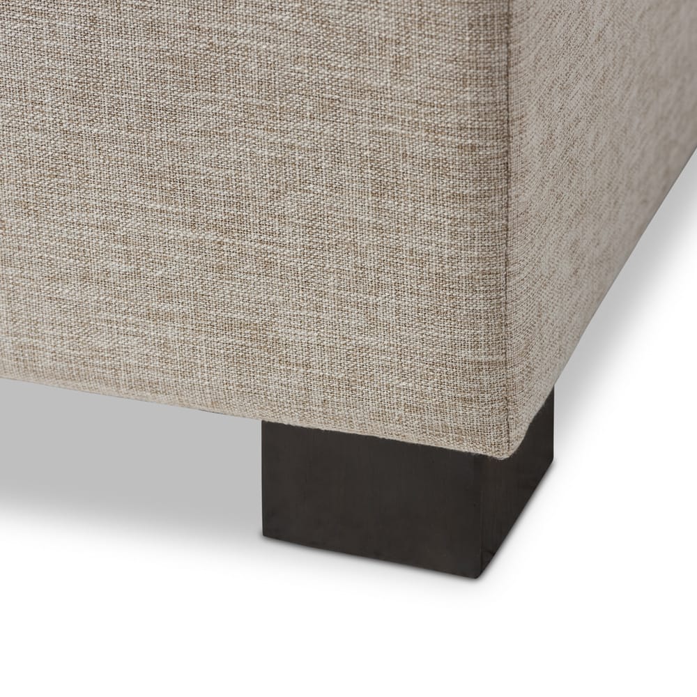 Baxton Studio - RoaNoke Storage Bench in Beige - BBT3101-OTTO-Beige-H1217-3 view 5