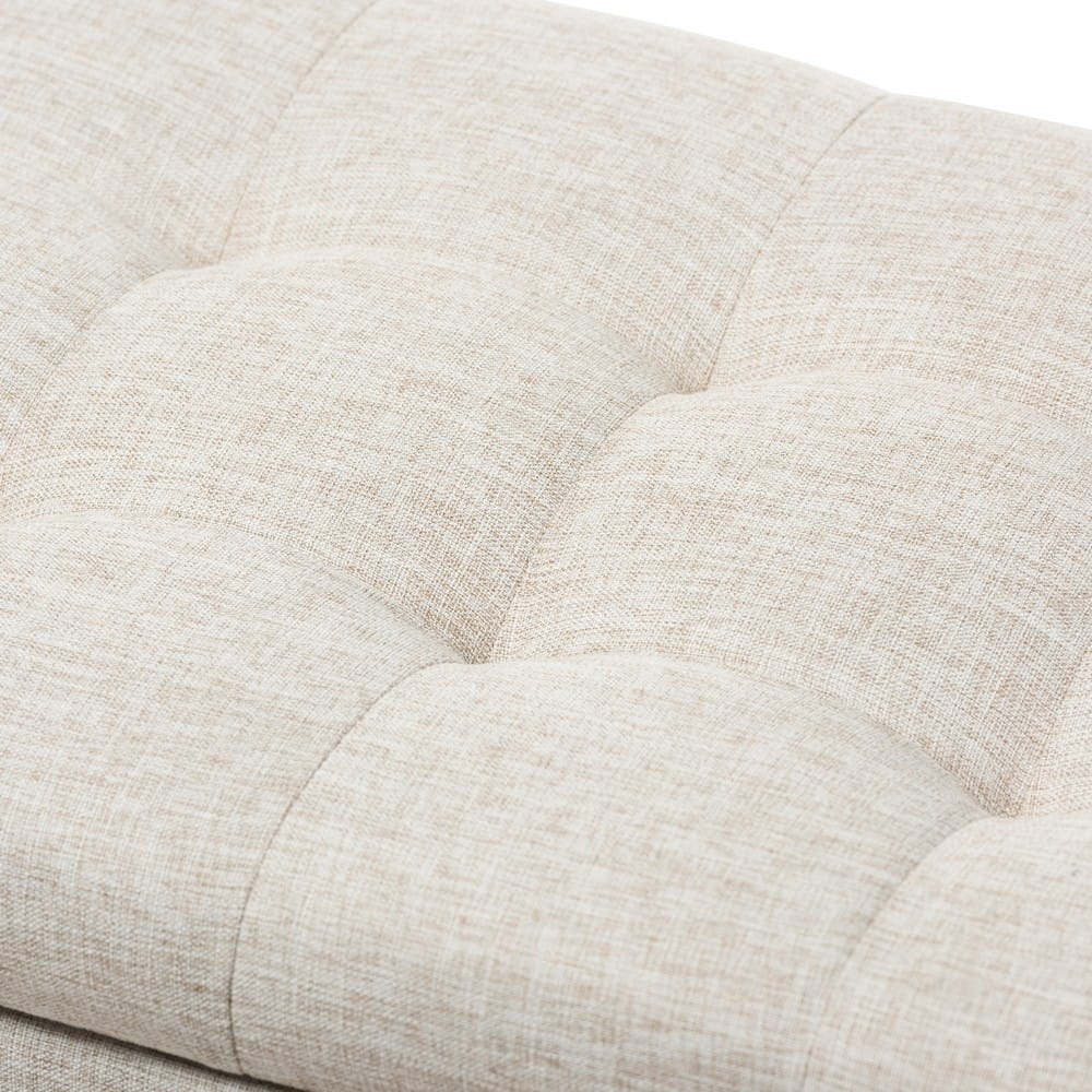 Baxton Studio - RoaNoke Storage Bench in Beige - BBT3101-OTTO-Beige-H1217-3 view 6