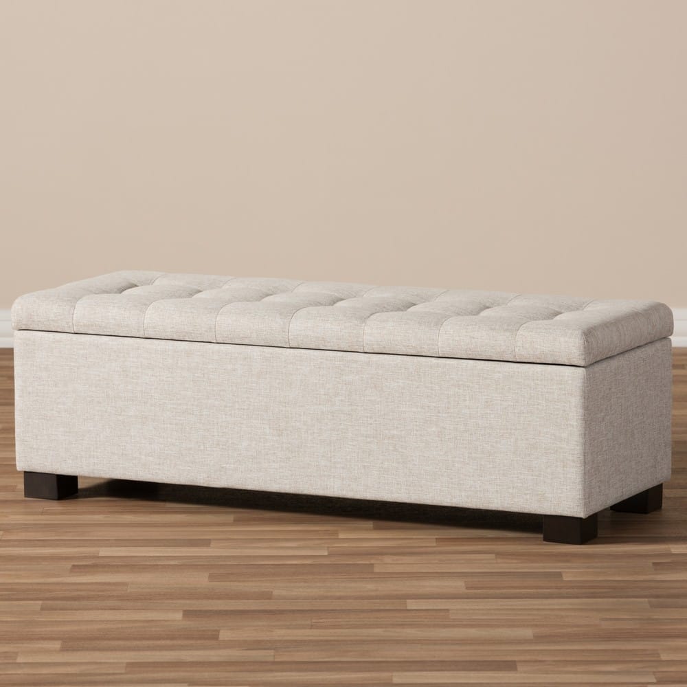 Baxton Studio - RoaNoke Storage Bench in Beige - BBT3101-OTTO-Beige-H1217-3 view 8