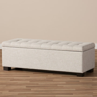 Baxton Studio - RoaNoke Storage Bench in Beige - BBT3101-OTTO-Beige-H1217-3 view 8