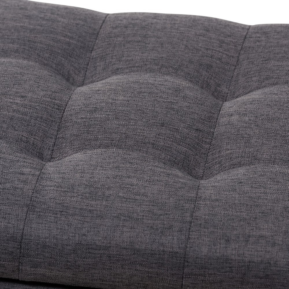 Baxton Studio - RoaNoke Storage Bench in Dark Grey - BBT3101-OTTO-Dark Grey-H1217-20 view 6