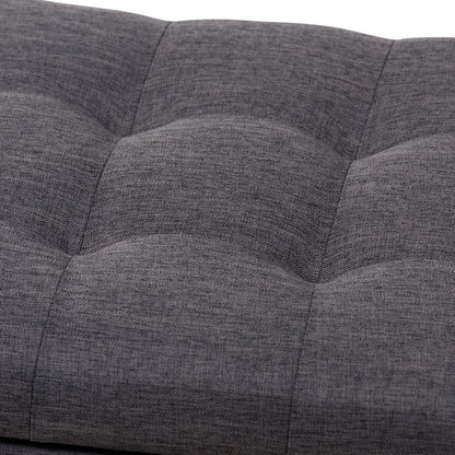 Baxton Studio - RoaNoke Storage Bench in Dark Grey - BBT3101-OTTO-Dark Grey-H1217-20 view 6