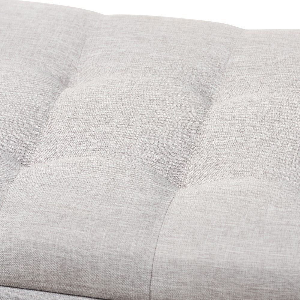 Baxton Studio - RoaNoke Storage Bench in Grayish Beige - BBT3101-OTTO-Greyish Beige-H1217-14 view 6