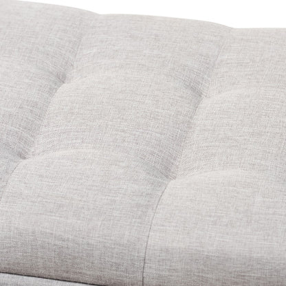 Baxton Studio - RoaNoke Storage Bench in Grayish Beige - BBT3101-OTTO-Greyish Beige-H1217-14 view 6