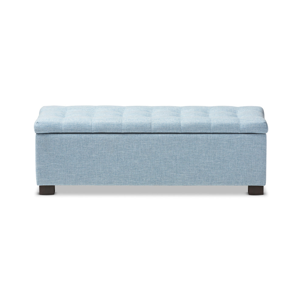 Baxton Studio - RoaNoke Storage Bench in Light Blue - BBT3101-OTTO-Light Blue-H1217-21 view 1