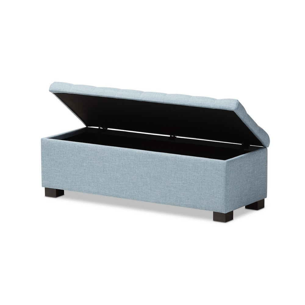 Baxton Studio - RoaNoke Storage Bench in Light Blue - BBT3101-OTTO-Light Blue-H1217-21 view 4