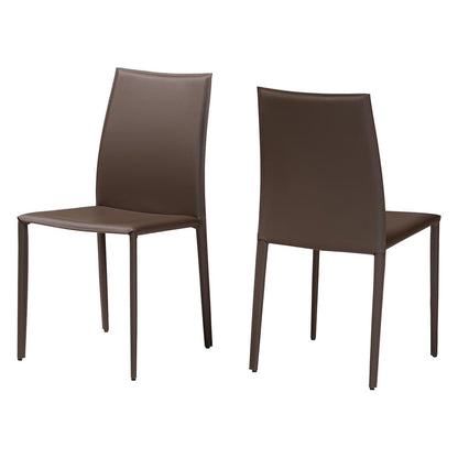 Baxton Studio - Rockford Set of 2 Dining Chairs in Taupe - ALC-1025-Taupe view 1