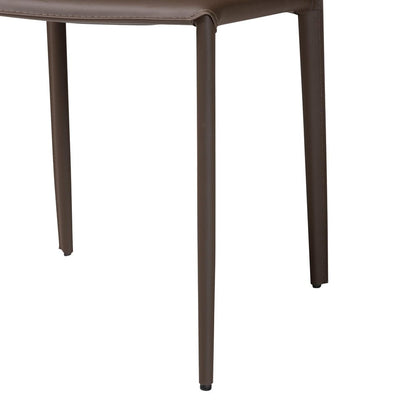 Baxton Studio - Rockford Set of 2 Dining Chairs in Taupe - ALC-1025-Taupe view 5