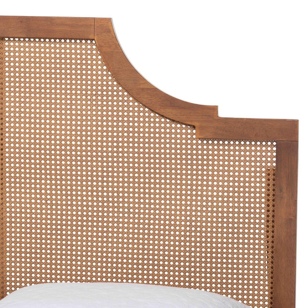 Baxton Studio - Rodolfo King Bed w/ Headboard in Ash Walnut - MG9774/9704-King view 4