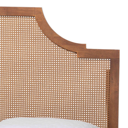 Baxton Studio - Rodolfo Queen Size Bed in Ash Walnut - MG9774/9704-Queen view 4