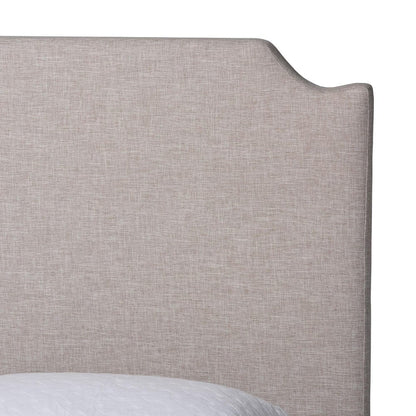 Baxton Studio - Ronelyn Queen Size Bed in Beige - BBT61383-Beige-H1217-3-Queen view 4