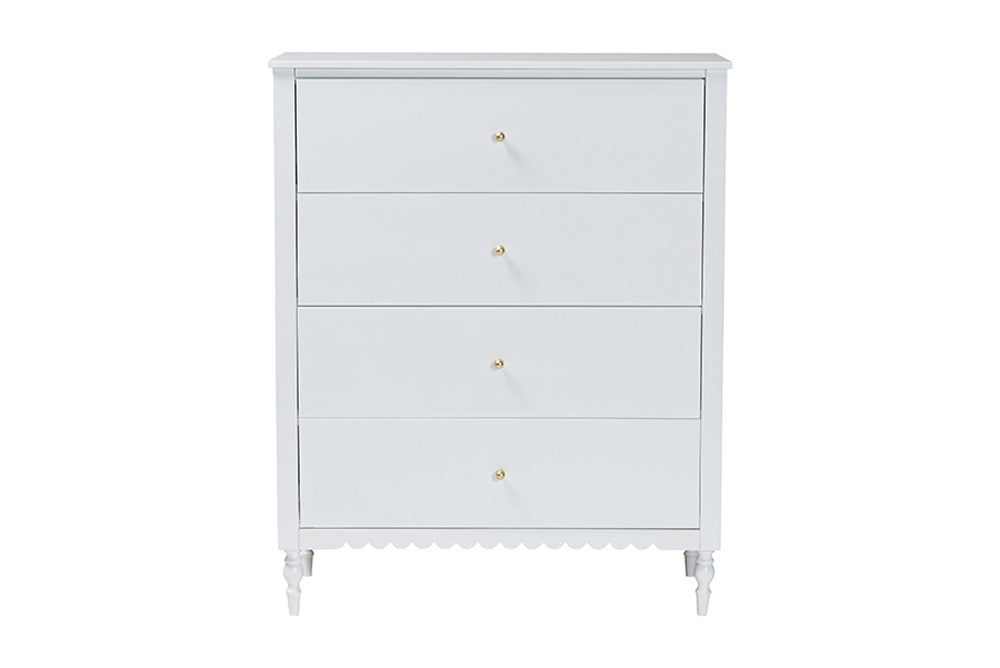 Baxton Studio - Roni Chest - Roni-White-Chest view 3
