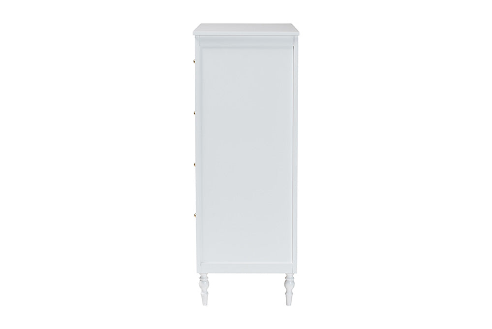 Baxton Studio - Roni Chest - Roni-White-Chest view 4