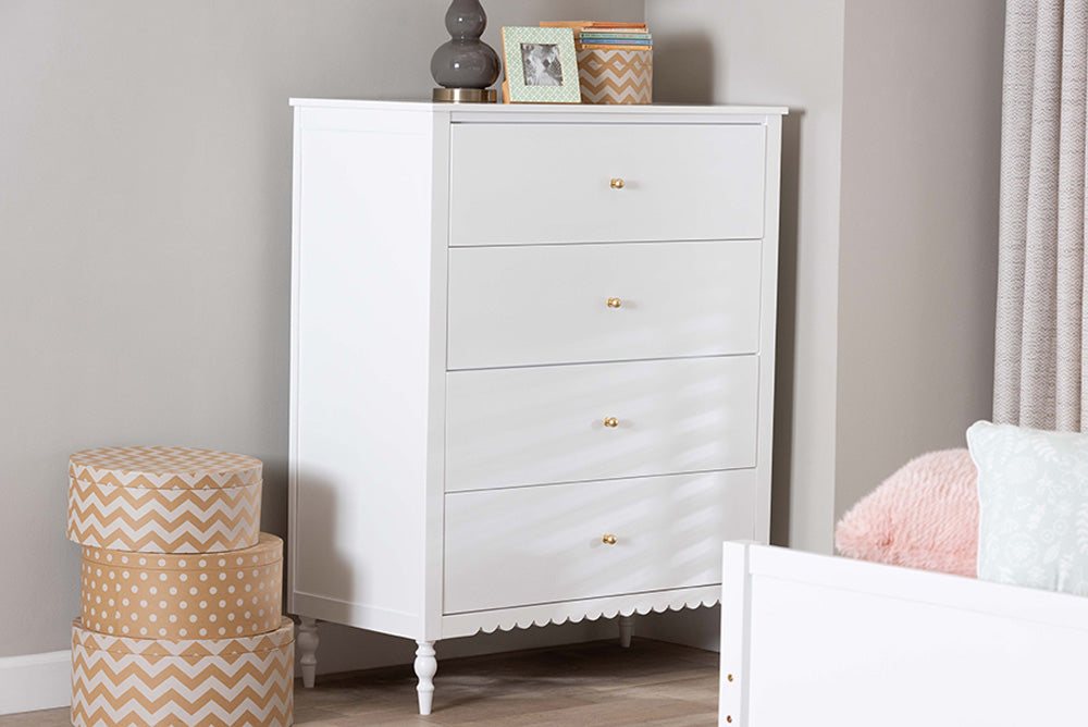Baxton Studio - Roni Chest - Roni-White-Chest view 5
