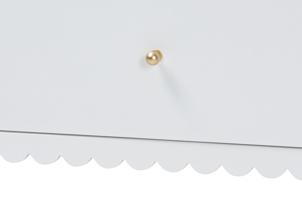 Baxton Studio - Roni Chest - Roni-White-Chest view 6
