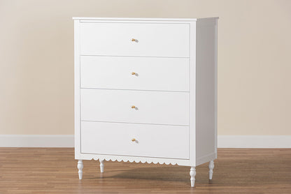 Baxton Studio - Roni Chest - Roni-White-Chest view 9