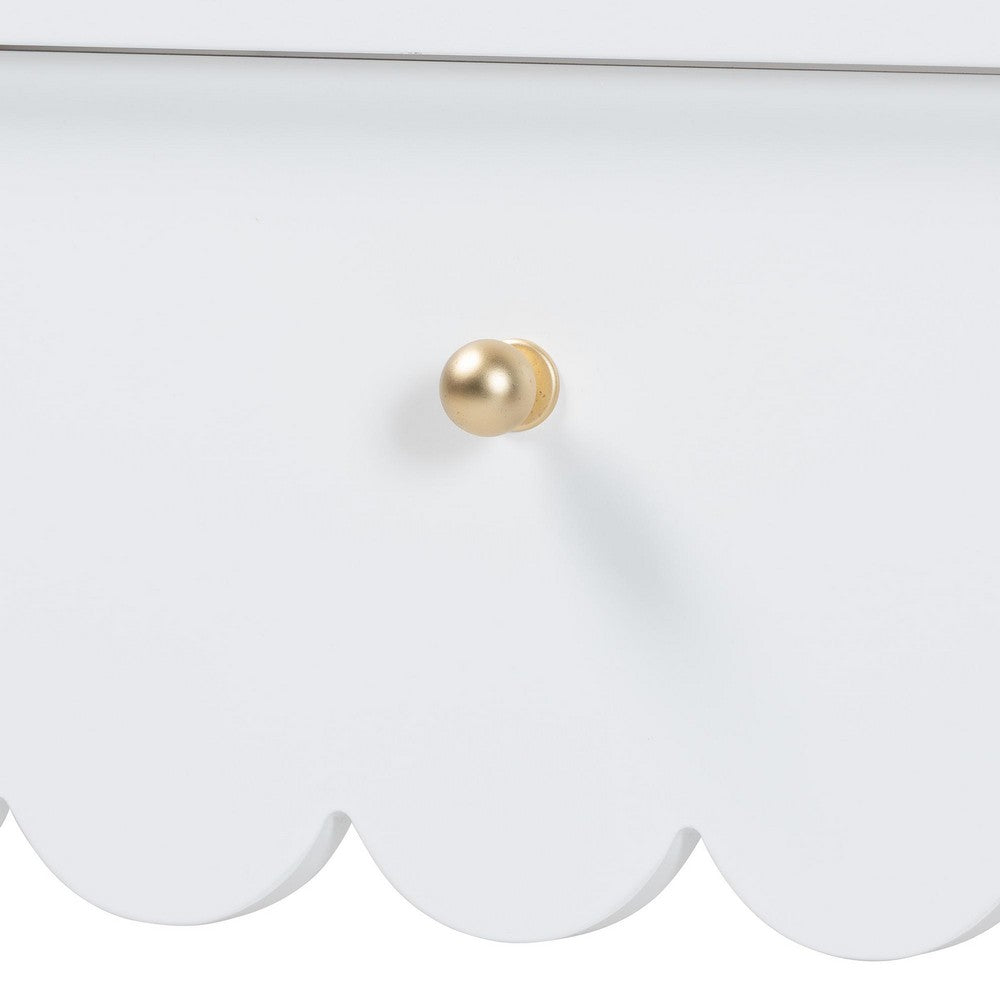 Baxton Studio - Roni Desk in White - Roni-White-Desk view 6