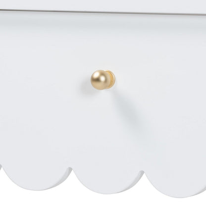 Baxton Studio - Roni Desk in White - Roni-White-Desk view 6