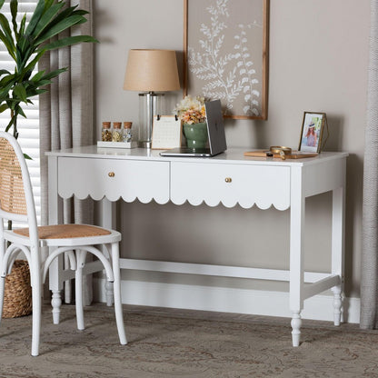 Baxton Studio - Roni Desk in White - Roni-White-Desk view 9