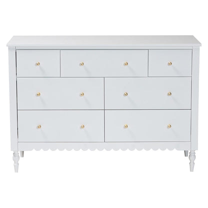 Baxton Studio - Roni Dresser in White - Roni-White-Dresser view 3