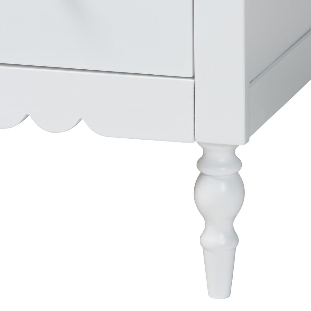 Baxton Studio - Roni Dresser in White - Roni-White-Dresser view 6