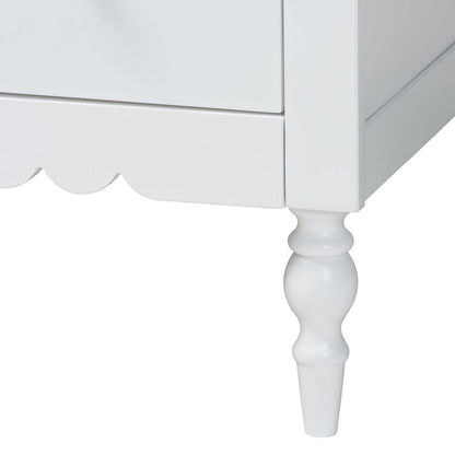 Baxton Studio - Roni Dresser in White - Roni-White-Dresser view 6