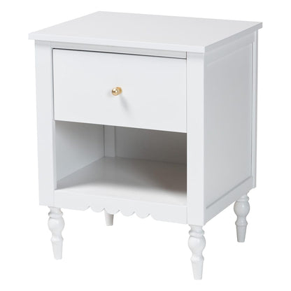 Baxton Studio - Roni Full Bedroom Set in White - Roni-White-Full 4PC Bedroom Set 1 view 4