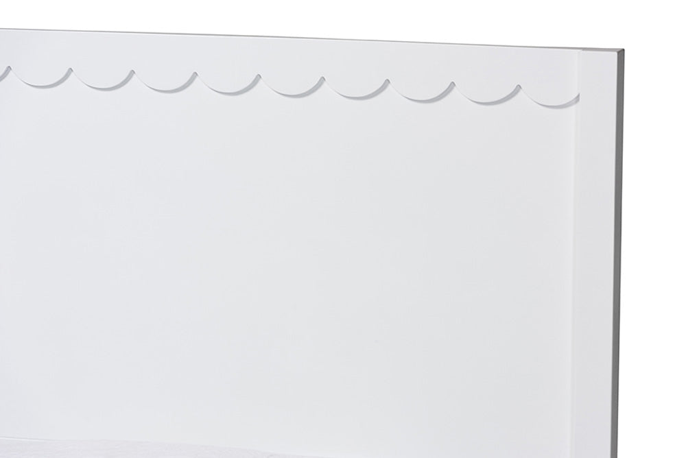 Baxton Studio - Roni Full Bedroom Set - Roni-White-Full 4PC Bedroom Set 2 view 11