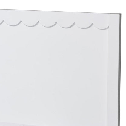 Baxton Studio - Roni Full Size Bed in White - Roni-White-Full view 4