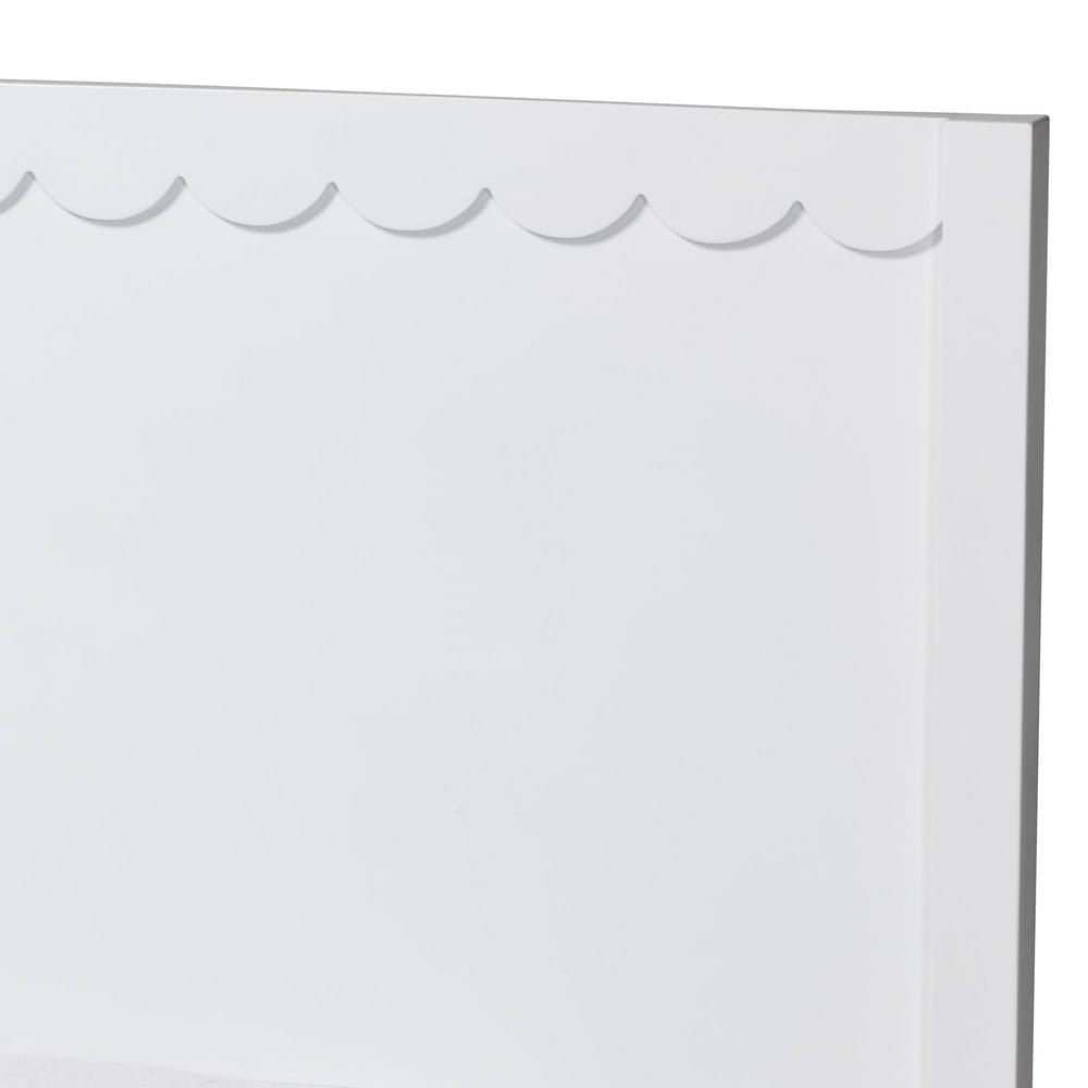 Baxton Studio - Roni Twin Bedroom Set in White - Roni-White-Twin 4PC Bedroom Set 1 view 8