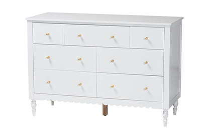 Baxton Studio - Roni Twin Bedroom Set - Roni-White-Twin 4PC Bedroom Set 2 view 7