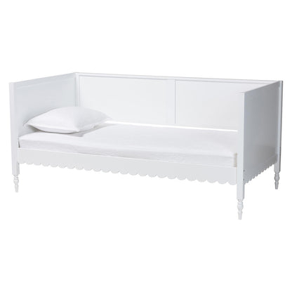 Baxton Studio - Roni Twin Size Daybed in White - Roni-White-Daybed-Twin view 1