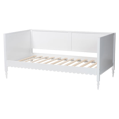 Baxton Studio - Roni Twin Size Daybed in White - Roni-White-Daybed-Twin view 3